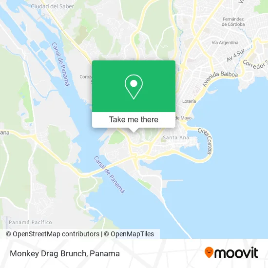 Mapa de Monkey Drag Brunch