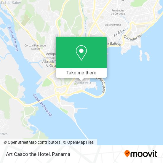 Art Casco the Hotel map