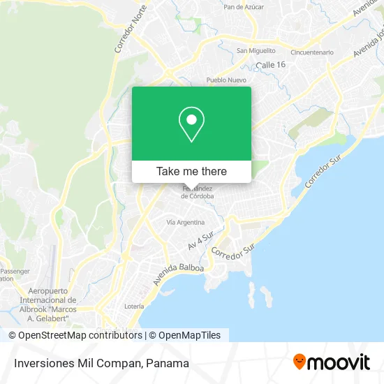 Mapa de Inversiones Mil Compan