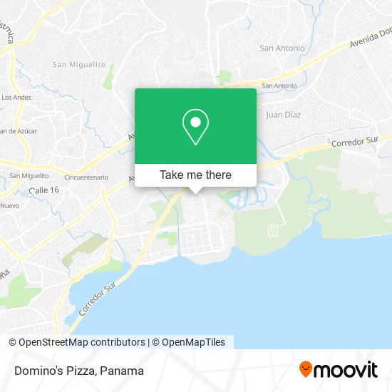 Domino's Pizza map