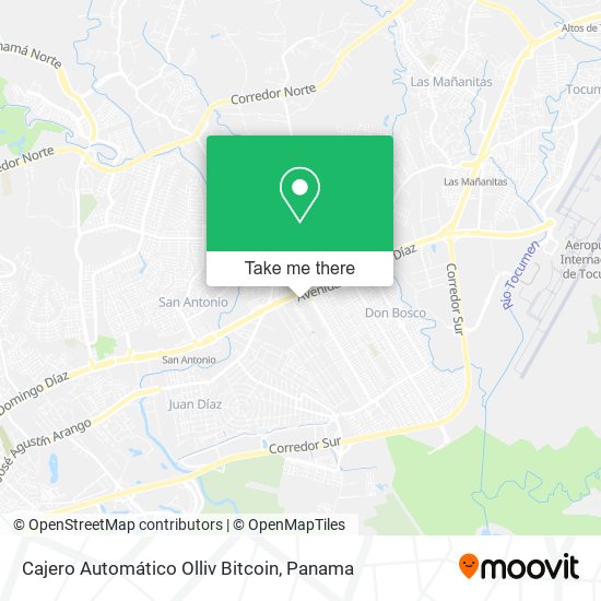 Cajero Automático Olliv Bitcoin map