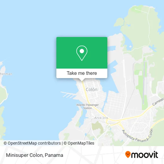 Mapa de Minisuper Colon
