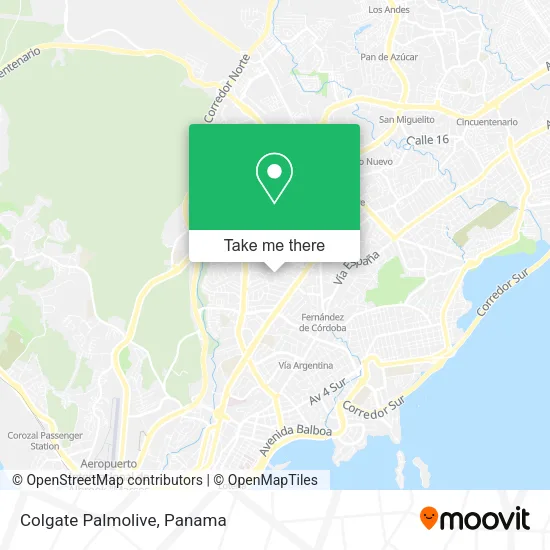 Colgate Palmolive map