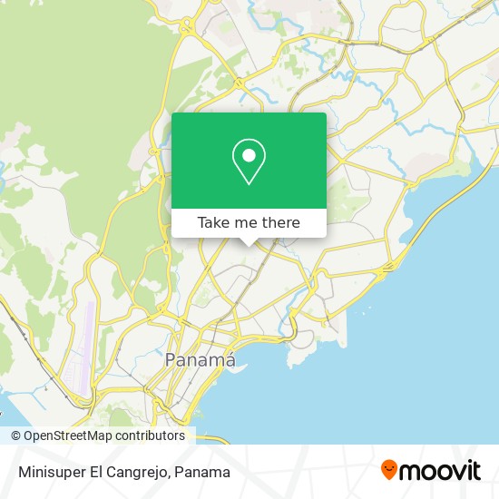 Minisuper El Cangrejo map