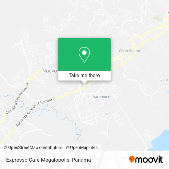 Mapa de Expresso Café Megalopolis