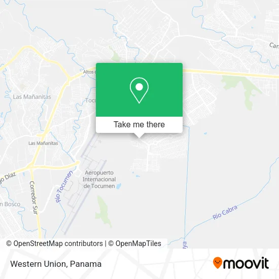 Mapa de Western Union
