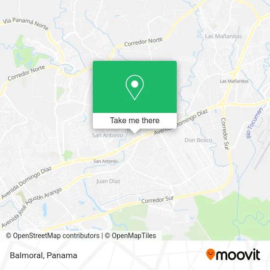 Balmoral map