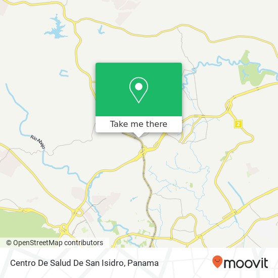 Centro De Salud De San Isidro map