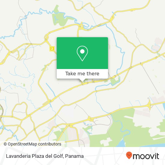 Lavanderia Plaza del Golf map