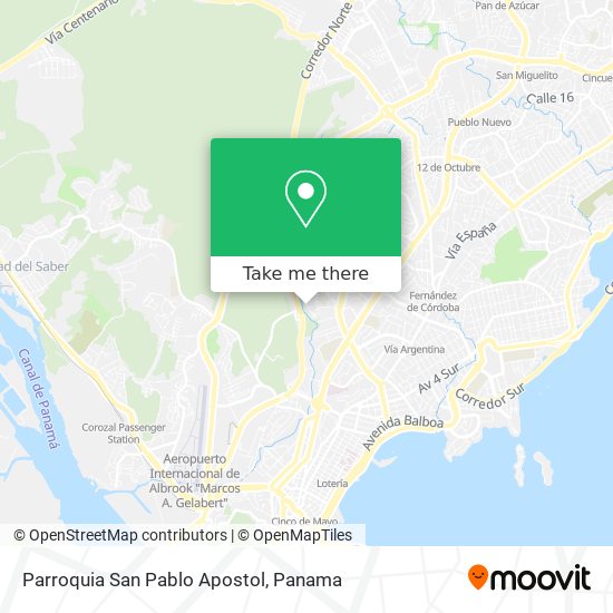 Mapa de Parroquia San Pablo Apostol