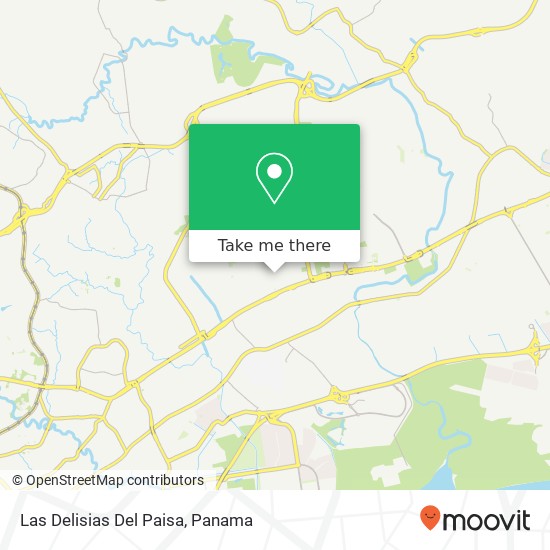 Las Delisias Del Paisa map