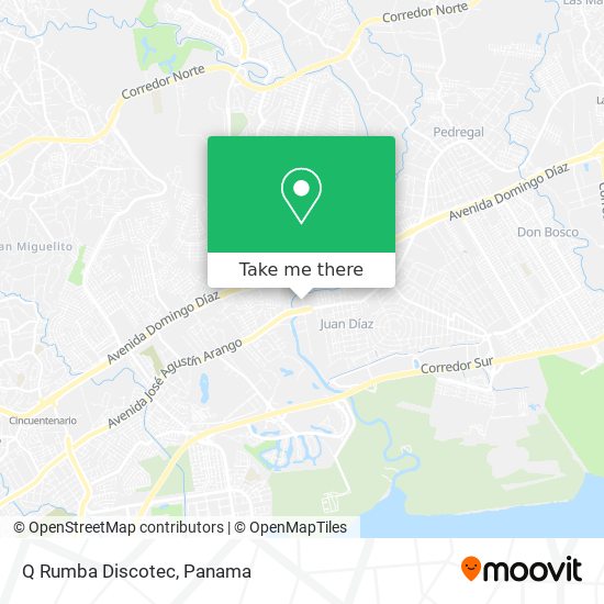 Q Rumba Discotec map