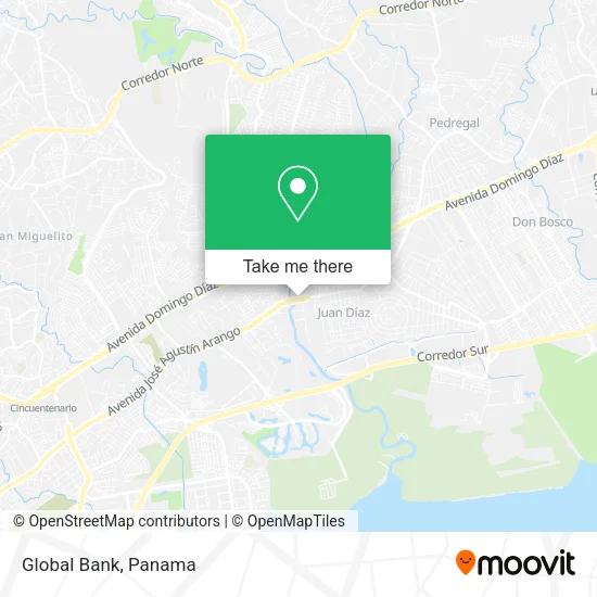 Mapa de Global Bank