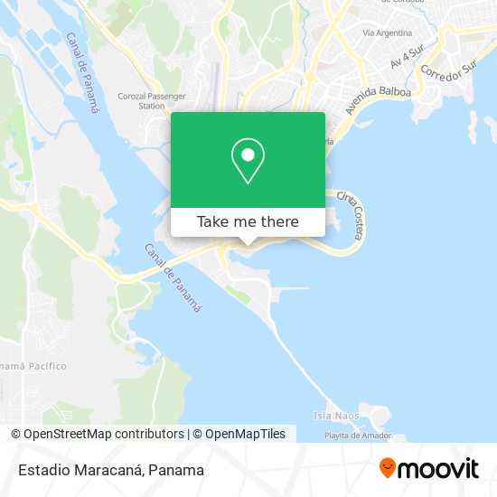Estadio Maracaná map