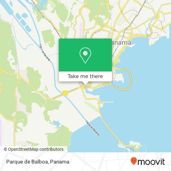 Parque de Balboa map