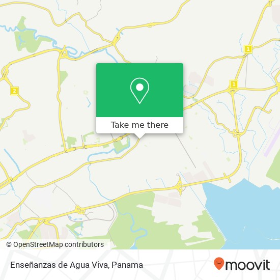 Enseñanzas de Agua Viva map