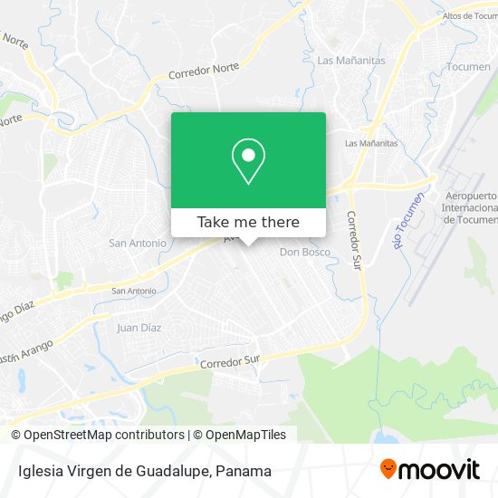 Iglesia Virgen de Guadalupe map