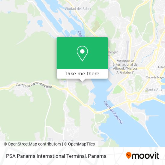 PSA Panama International Terminal map