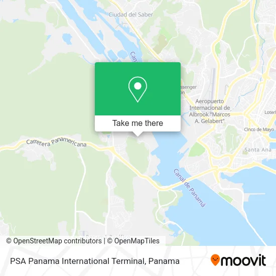 PSA Panama International Terminal map