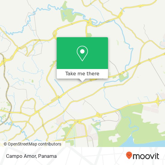 Campo Amor map