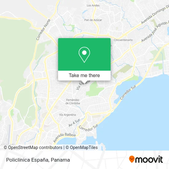 Policlínica España map