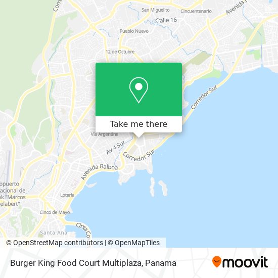 Burger King Food Court Multiplaza map