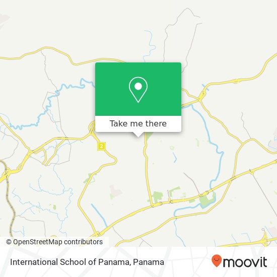 Mapa de International School of Panama