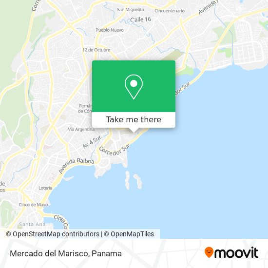 Mercado del Marisco map