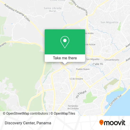 Discovery Center map