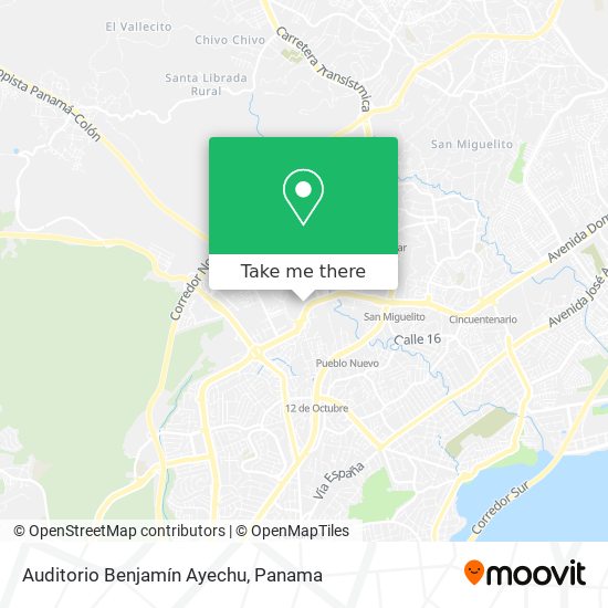 Auditorio Benjamín Ayechu map