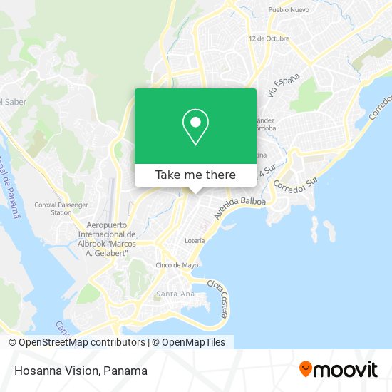 Hosanna Vision map