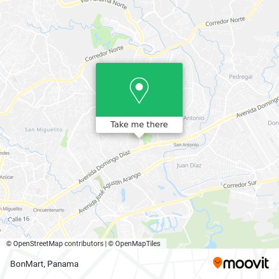 BonMart map