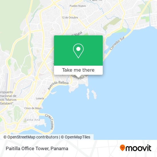 Paitilla Office Tower map