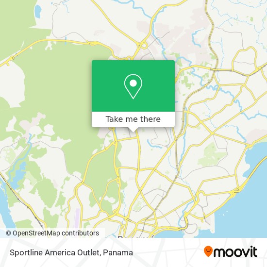 Mapa de Sportline America Outlet