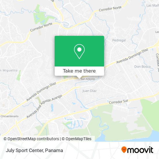 July Sport Center map