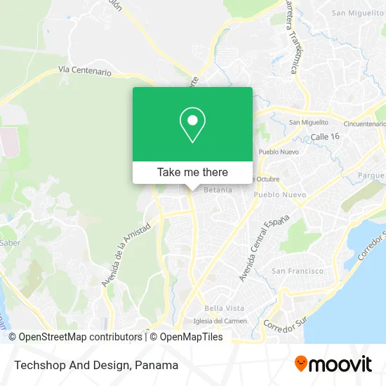Techshop And Design map