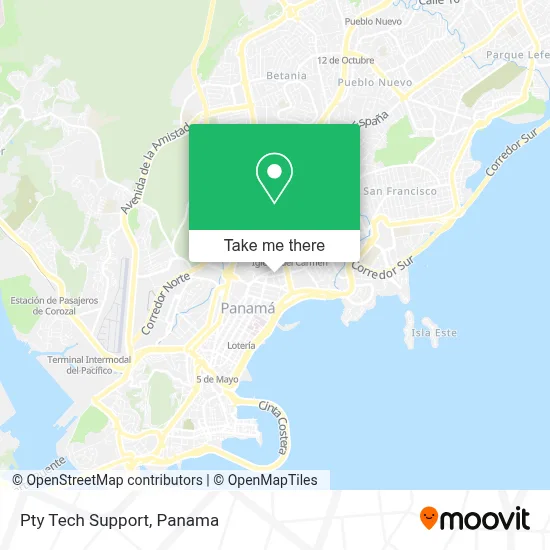 Pty Tech Support map