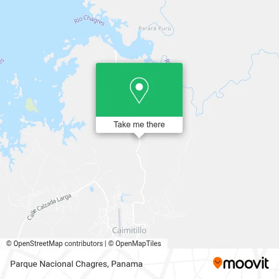 Parque Nacional Chagres map
