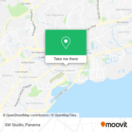 SW Studio map
