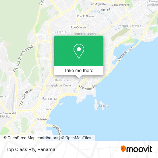 Top Class Pty map