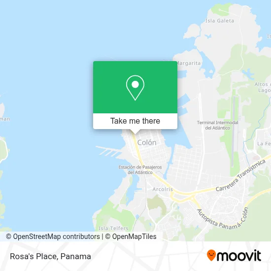 Rosa's  Place map