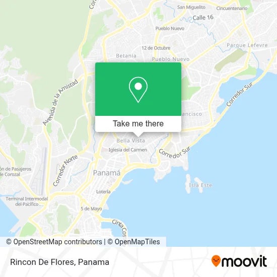 Rincon De Flores map