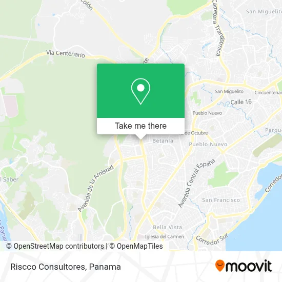 Riscco Consultores map