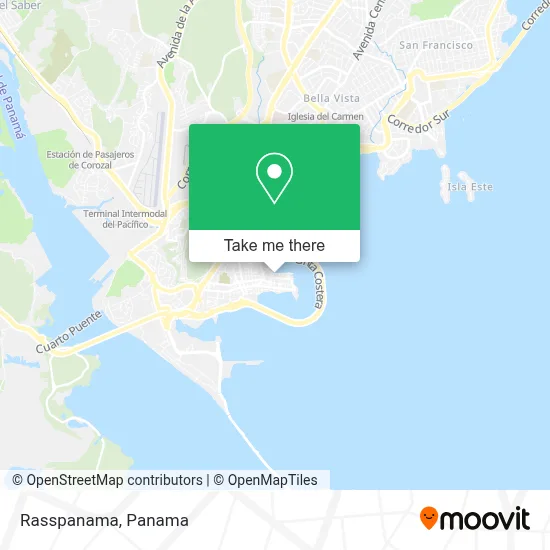 Rasspanama map