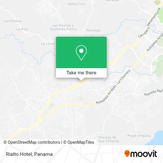 Rialto Hotel map