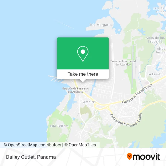 Dailey Outlet map