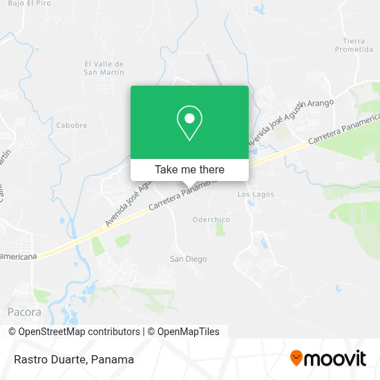Rastro Duarte map