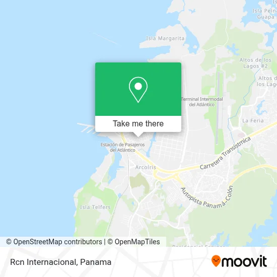 Rcn Internacional map