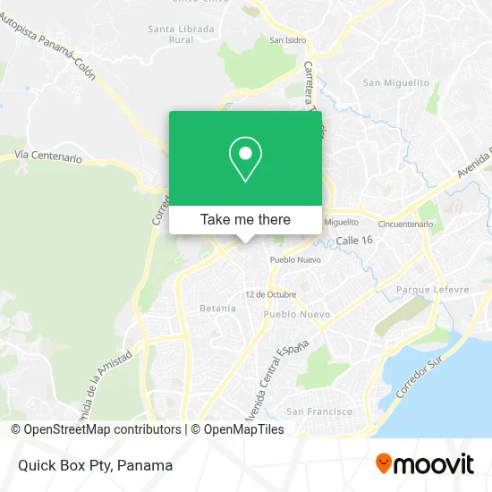 Quick Box Pty map