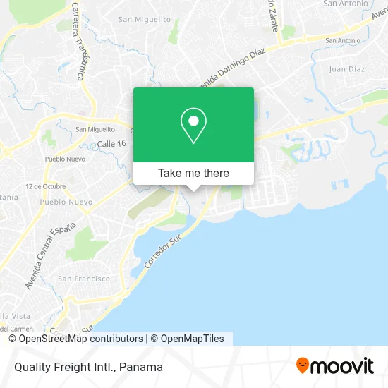 Quality Freight Intl. map